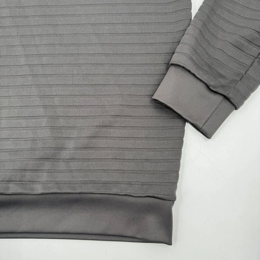 Antigua MCC Michelbook Mens Pullover Golf Sweater Quarter Zip Size M‎ Gray